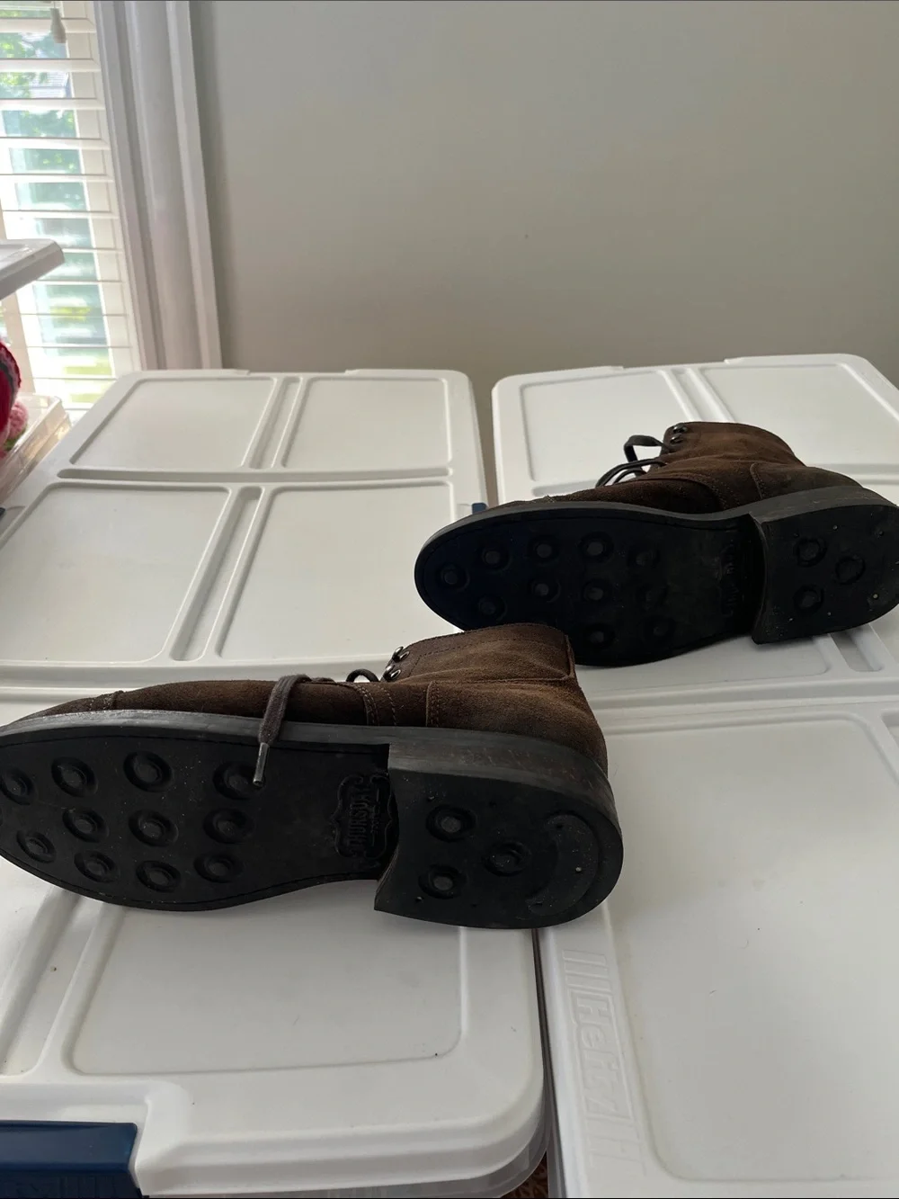 Thursday Captain Olive Weatherproof Suede
